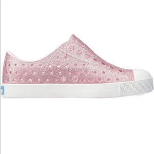 Native Jefferson- Glitter Milk Pink